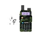 Pikkukuva 1 / 2: Walkie Talkie, Teho-tilat, 128 Kanavaa, IP45 Vesitiivis,5W-FM-Camo-Päähine