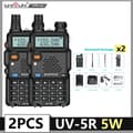 Pikkukuva 2 / 2: Walkie Talkie, Teho-tilat, 128 Kanavaa, IP45 Vesitiivis,2PCS-5W-FM