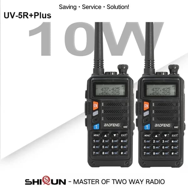 Walkie Talkie, 10W Strøm, Langdistancekommunikation, 2 stk