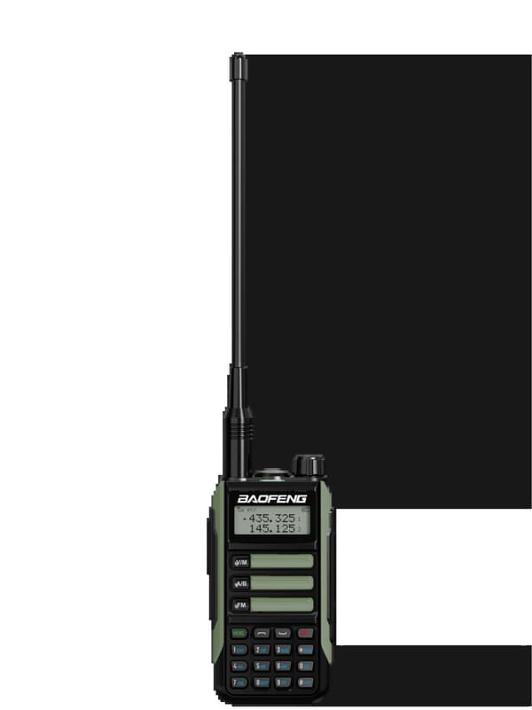 Walkie Talkie, IP68 vandtæt, Lang rækkevidde, 1 stk grøn