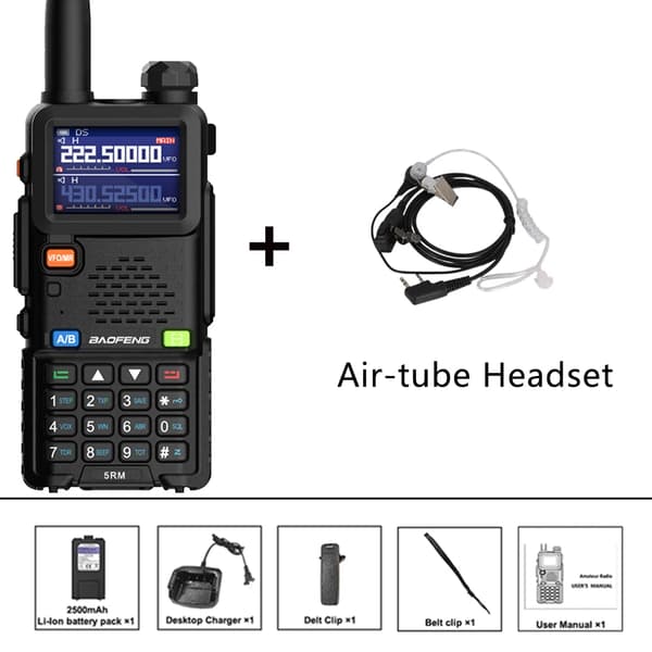 Handhållen Radio, Multiband, Lång Räckvidd, Add-Air Headset, EURO