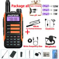Miniatyrbild 2 av 2: Walkie Talkie, Lång räckvidd, Vattentät, Orange Paket allt