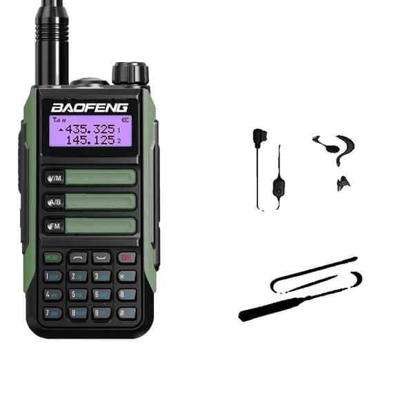 Walkie Talkie, Lang Rækkevidde, Vandtæt, Grøn Pakke 5