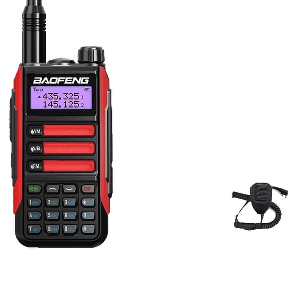 Walkie Talkie, Lång räckvidd, Vattentät, Röd Förpackning allt