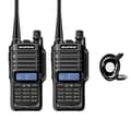 Miniatyrbillede 1 af 2: Baofeng UV-9R Plus Walkie Talkie, IP67 Vandtæt, Langdistancekommunikation,tilføj cd program kabel
