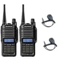 Pikkukuva 1 / 2: Baofeng UV-9R Plus Walkie Talkie, IP67-vesitiivis, pitkän kantaman kommunikointi,lisää 2 kaiutin mikrofoni