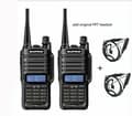 Pikkukuva 2 / 2: Baofeng UV-9R Plus Walkie Talkie, IP67-vesitiivis, pitkän kantaman kommunikointi,Lisää 2 kuulokemikrofonia