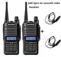 Miniatyrbild 2 av 2: Baofeng UV-9R Plus Walkie Talkie, IP67 Vattentät, Kommunikation på Långt Avstånd,lägg till Air Tube Headset