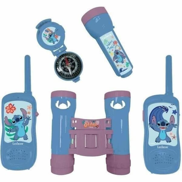 Walkietalkie Lexibook Kit de Aventurero con Walkie Talkies Stitch