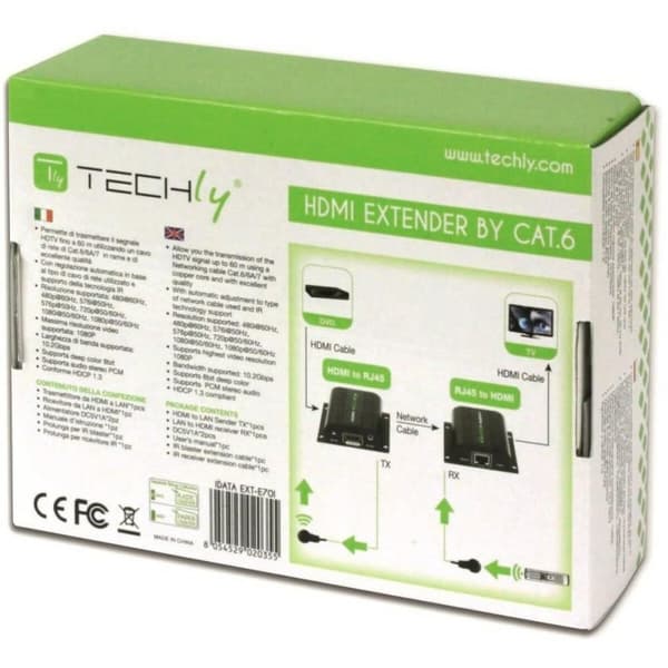 Sender-Modtager i Audio Techly IDATA EXT-E70I