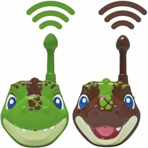 Walkie-talkie Lexibook Walkie talkie de dinosaurios en 3D de 500 m