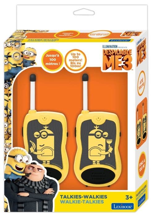 Minions Walkie-Talkies - LEXIBOOK - 100m räckvidd - Blandat
