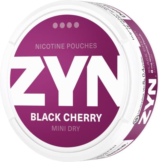 ZYN Black Cherry Mini Dry Extra Strong