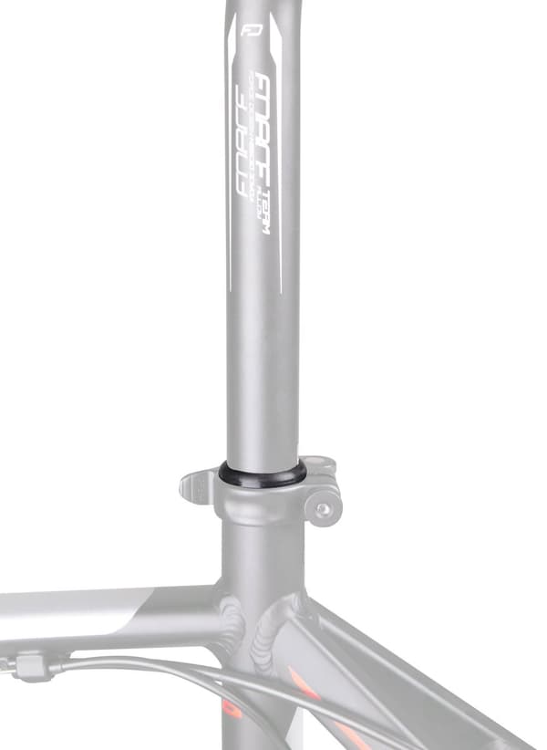 Beskyttelsesstang sa Force 27,2 mm silikone sort