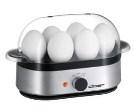 Cloer 6099 egg cooker 6 egg(s) Black, Silver