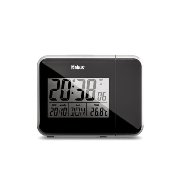Mebus 42425 alarm clock Digital alarm clock Black, Grey