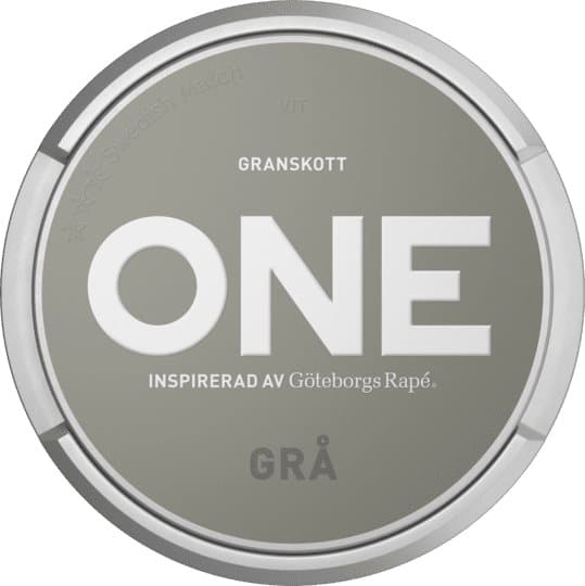 ONE Grå White Portion