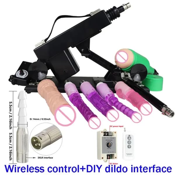 Sexmaskiner til kvinder, automatisk onani-pumpe, stor dildo, A2 Mute F