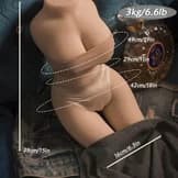 Mandlig voksen masturbator, 9,5 kg vægt, realistisk følelse,3KG