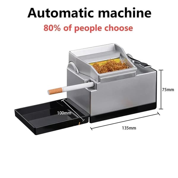 Automatisk Cigarette Injector Maskin, Rostfritt Stål, Kompakt Design,automatisk 8mm