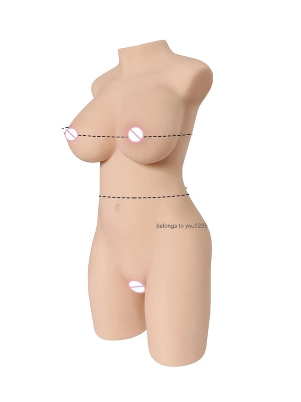 Halv Kropp Dukke, Realistisk TPE Materiale, Bærbar 9,5 kg Design,9,5 kg