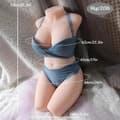 Miniatyrbild 2 av 2: Silikonmasturbationsdocka, realistiskt material, två viktalternativ,9KG