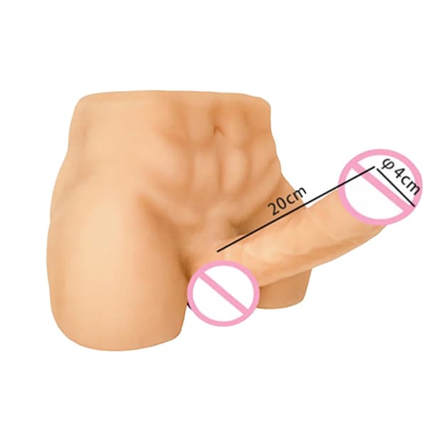 Realistisk Manlig Masturbator, 5 kg Vikt, Mjuk TPE Material,5kg-kött