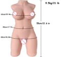 Pikkukuva 2 / 2: Realistinen TPE-nukke, useita painovaihtoehtoja, huomaamaton pakkaus,9,5 kg