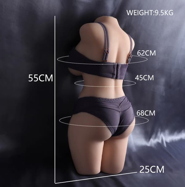 Mandlig Onanist, Realistisk Design, Livagtig Følelse, 9kg