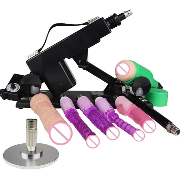 Sexmaskiner för kvinnor, automatisk onanipump, stor dildo, A2 Mute D1 Sucker