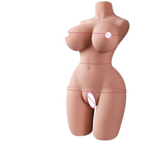 Realistisk Kvinde Torso, Flere Vægtmuligheder, Forskellige Dimensioner, Nem at Rengøre,10KG