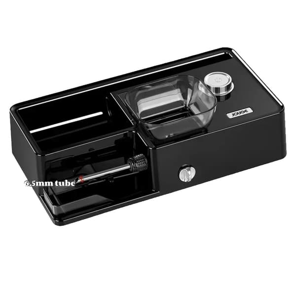 Automatisk Cigarettermaskin, 5.5mm/6.5mm/8mm Rörstorlekar, Rostfritt Stål och ABS-material, Kompakt Design,Svart