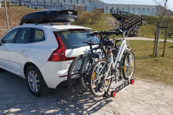 Amos TYTAN 3 PLUS cykelplattform för 3 cyklar