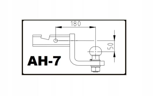 HAK ADAPTER USA röjningsalternativ AH-7 Auto Hak