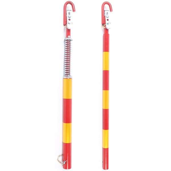 Dragkrok, Stark Dragkapacitet, Hållbar Järnkonstruktion,175cm, Röd