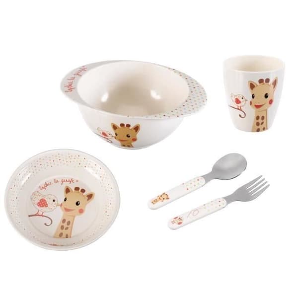 SOPHIE LA GIRAFE Måltidsset 5 st Kiwi modell