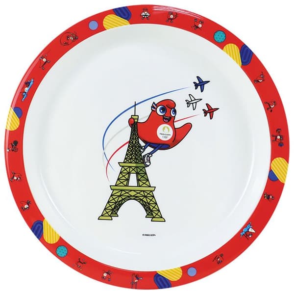 PARIS OLYMPISKA SPEL 2024 - Måltidsset (tallrik, skål, glas)