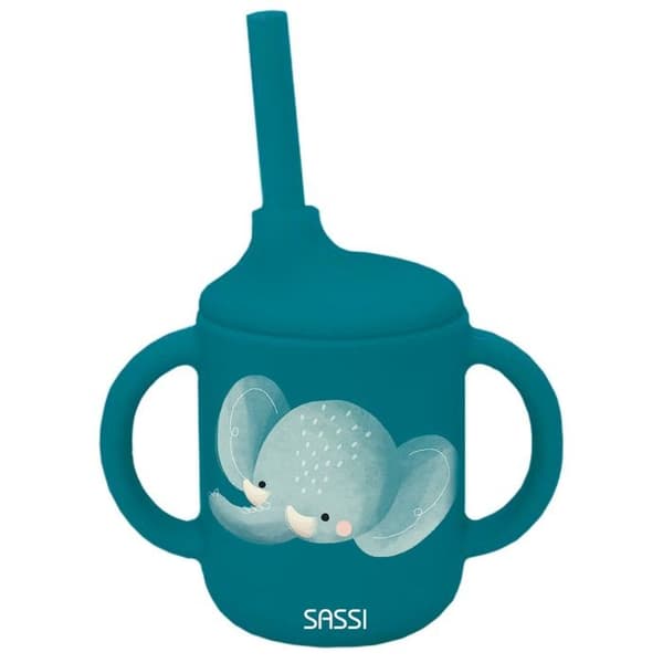Sassi Junior - Chewy the Elephant Silicone Cup