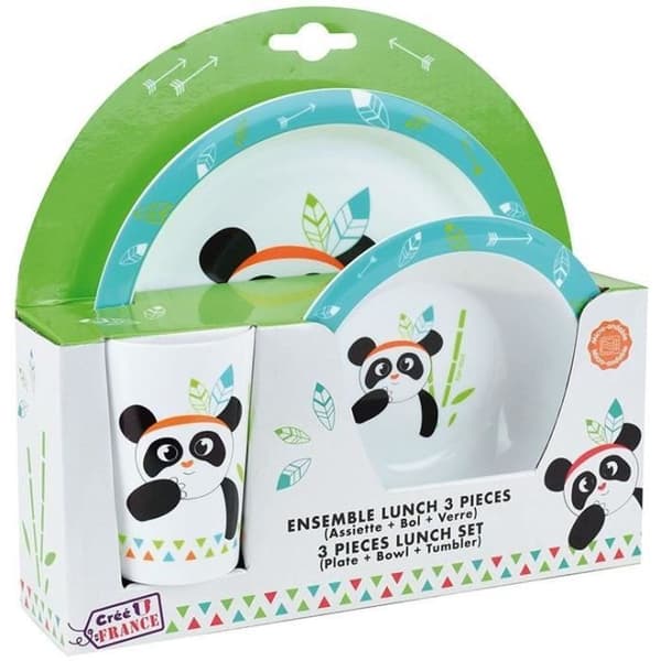 FUN HOUSE Indian Panda Children's Meal Set