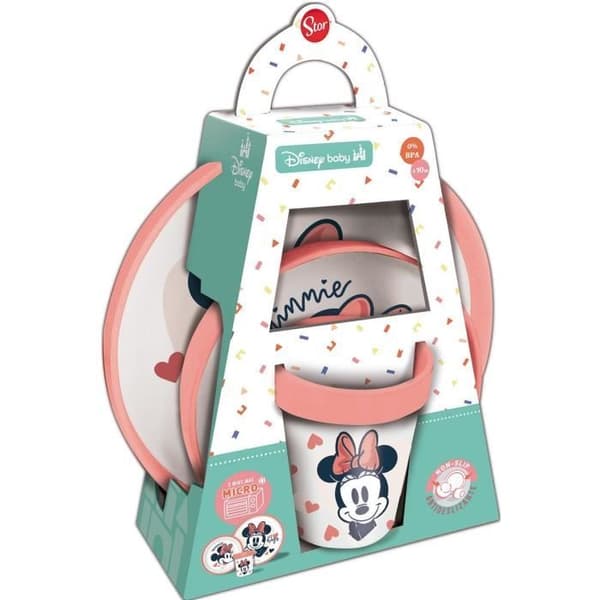 Maturesset - THERMOBABY - 3 delar - Skål, tallrik och mugg - Minnie