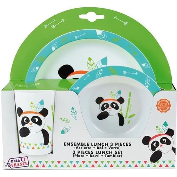 FUN HOUSE Indian Panda Children's Meal Set