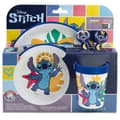 Miniatyrbild 2 av 3: Mikrovågsugn köksutrustning Non Disney Stitchslip 5 st. (tallrik, skål, mugg, gaffel, tesked)