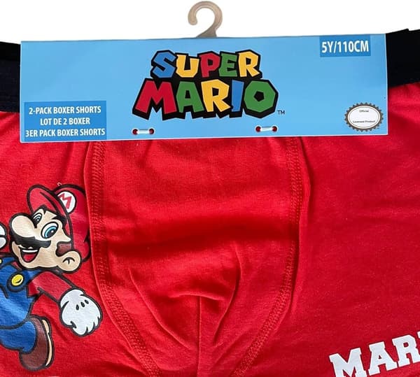 Super Mario Kalsonger för Barn - 2-Pack