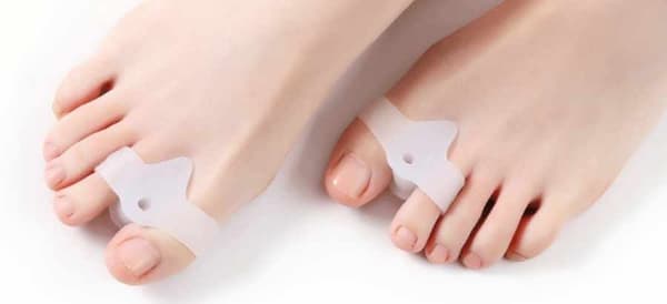 Hallux Valgus-tå trykaflaster 2-pak