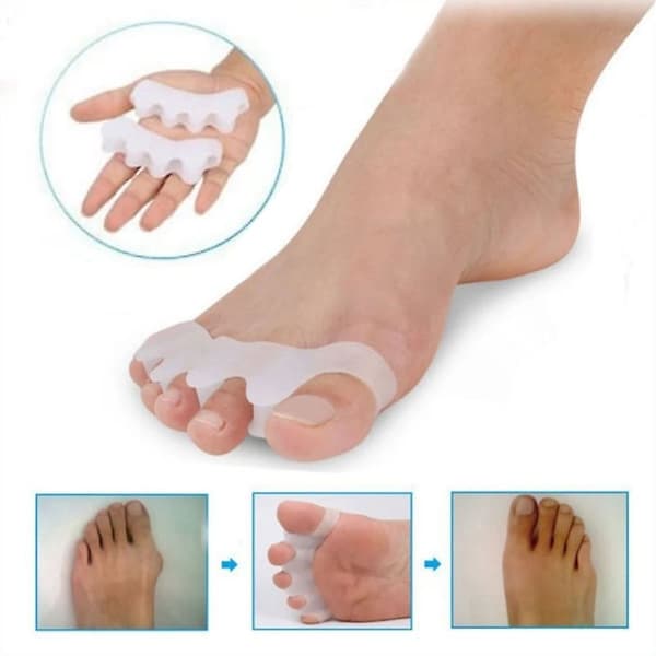 Tåseparerare / Tåspridare för Hallux Valgus i Silikon