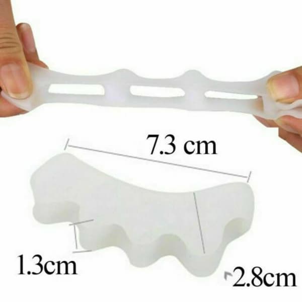 Tåseparerare / Tåspridare för Hallux Valgus i Silikon
