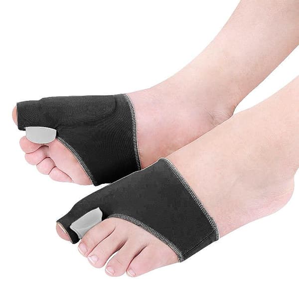 Hallux Valgus / Tåspridare - Stöd för stortån Small (Svart)