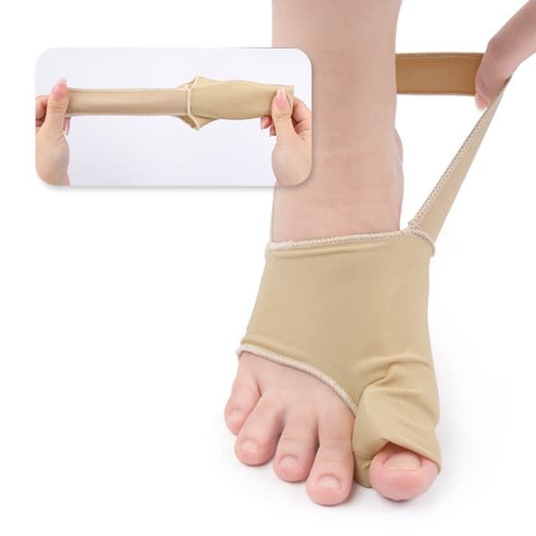 INF Hallux valgus corrector, överlappande tåavskiljare 2-par