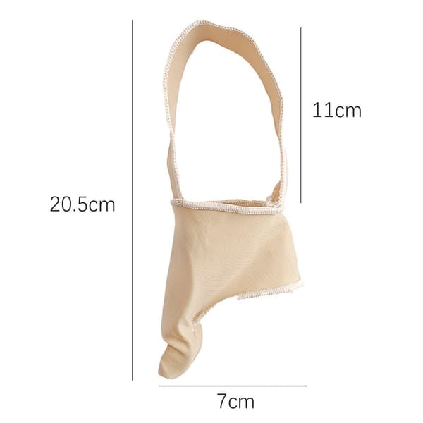 INF Hallux valgus corrector, överlappande tåavskiljare 2-par