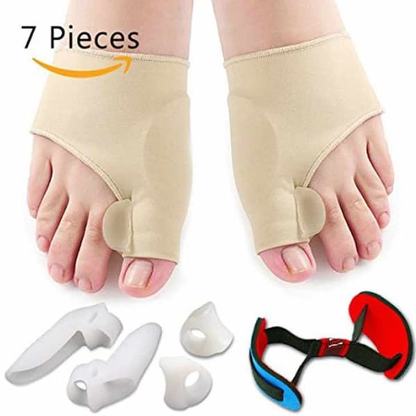 Hallux Valgus - korjaussarja varpaille 7 kpl 10 kpl.